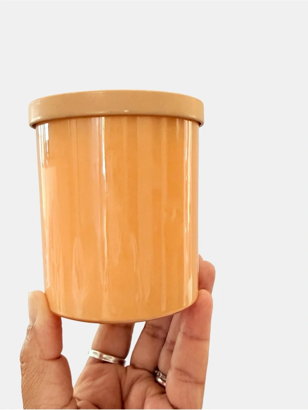 Leoben Company Papaya Coconut Scented Candle - Peach
